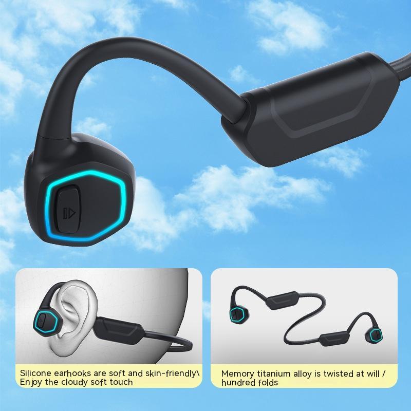 Bluetooth Headset For Bone Conduction Small Induction Night Lamp