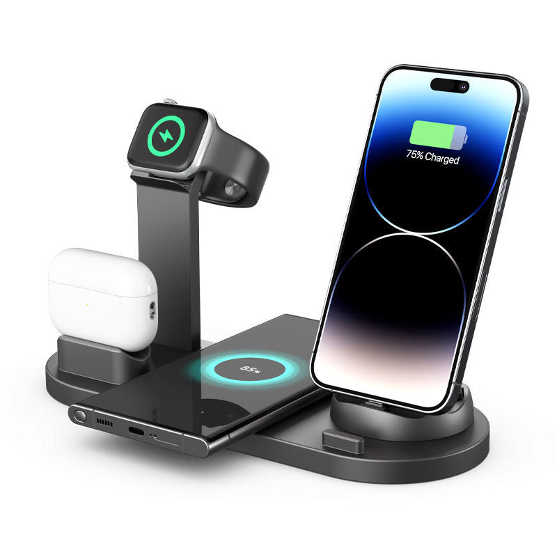 Three-in-one Wireless Charger Mobile Phone Holder