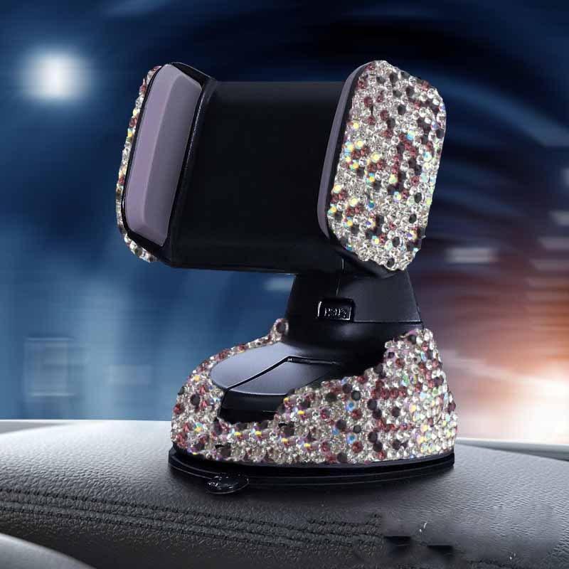 Multifunctional Air Outlet Diamond-encrusted Car Phone Holder