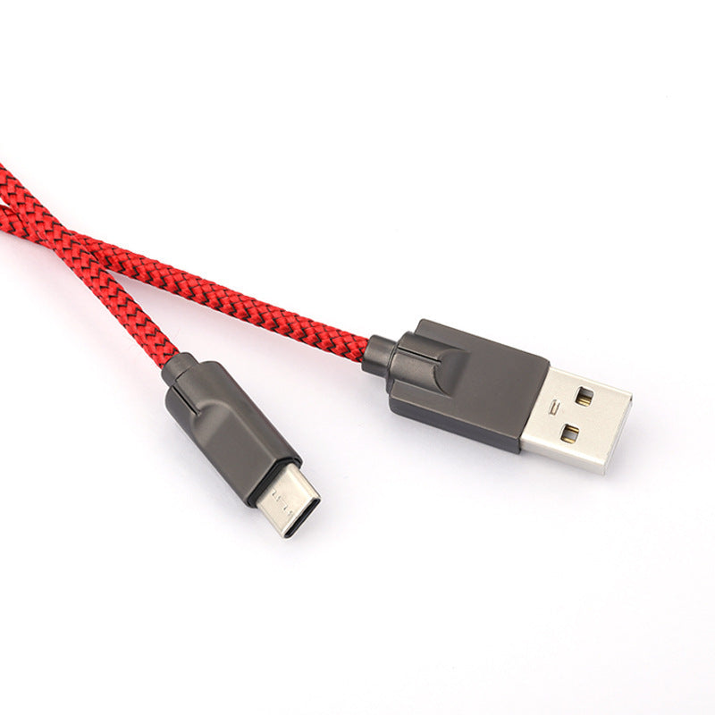 Suitable For Apple Android TYPE-C Zinc Alloy Data Cable Compatible with Apple