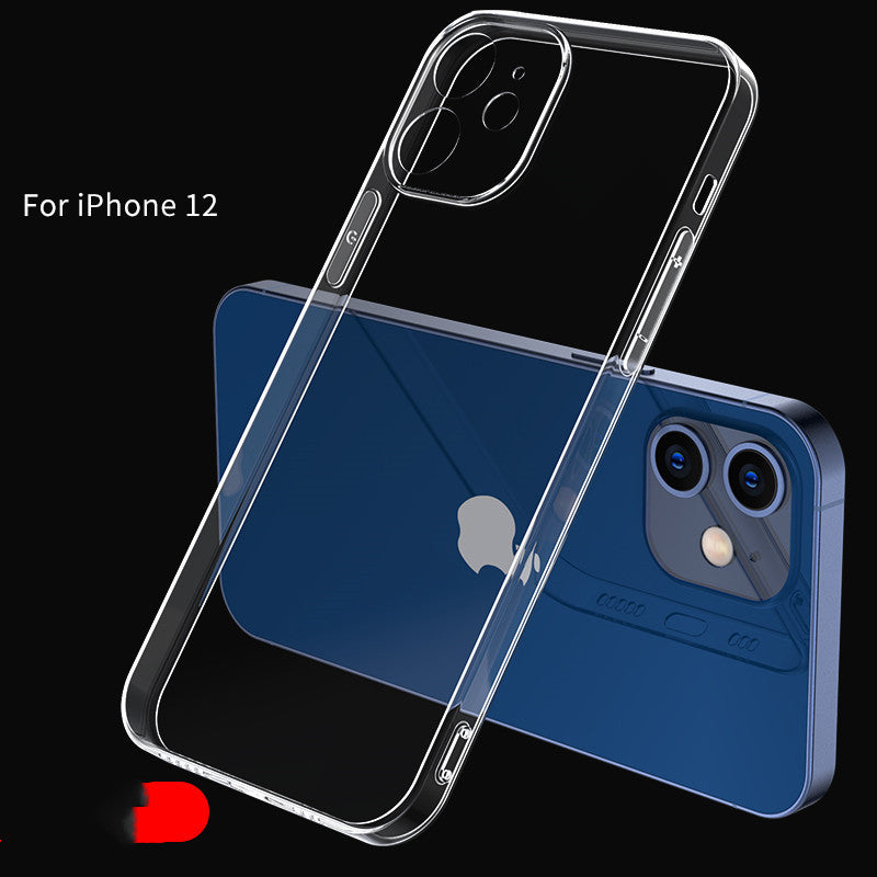 Compatible with Apple,  iPhone 12 case silicone anti drop transparent