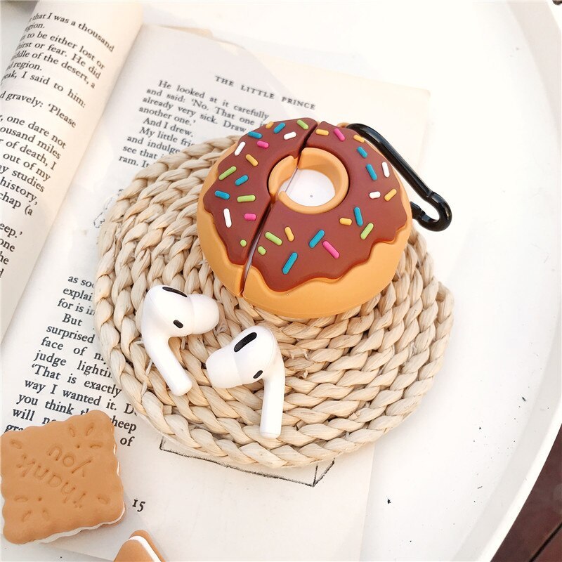 Compatible with Apple, Donuts  Case  Air pods Pro Silicon