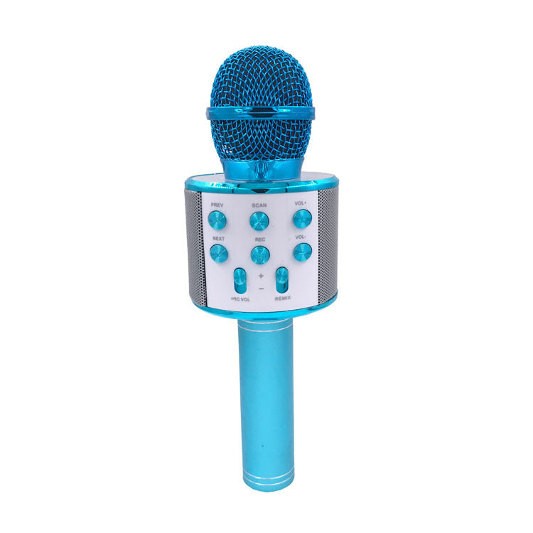 Wireless Microphone Portable Bluetooth Mini Home For Music Playing Singing Speaker Player