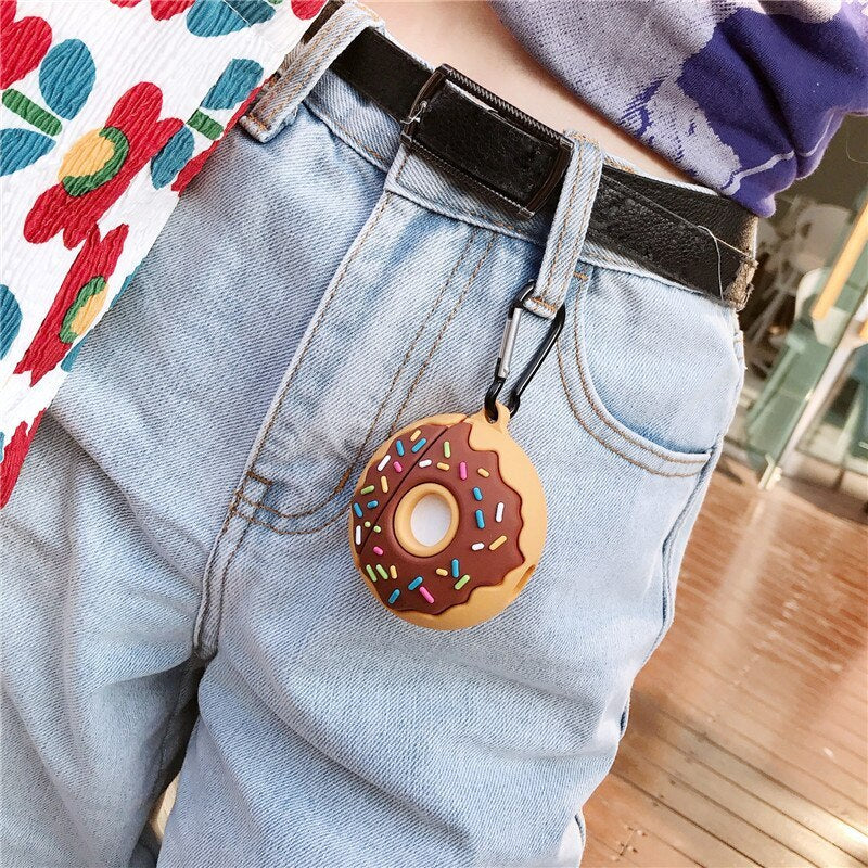 Compatible with Apple, Donuts  Case  Air pods Pro Silicon