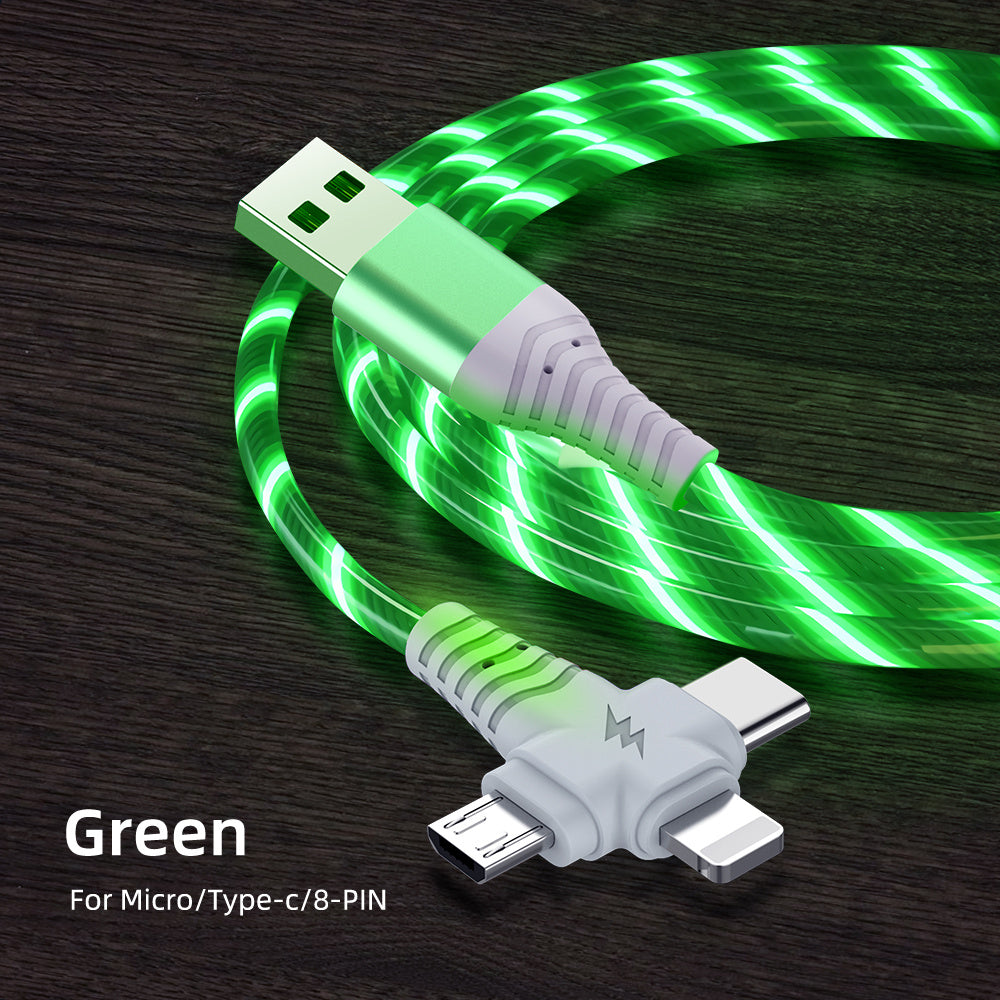 Fast charging cable aluminum alloy streamer data cable