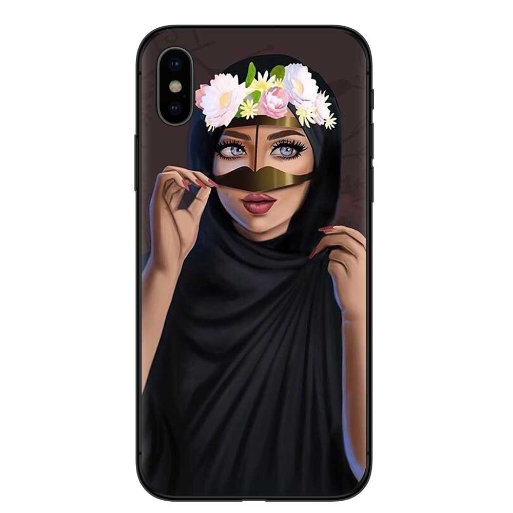 Islamic hijab veil girl phone case