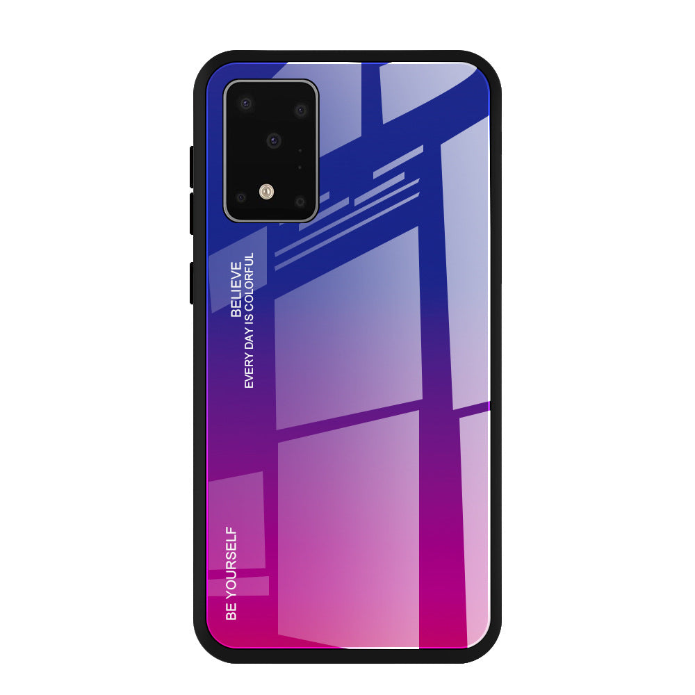 Gradient glass phone case