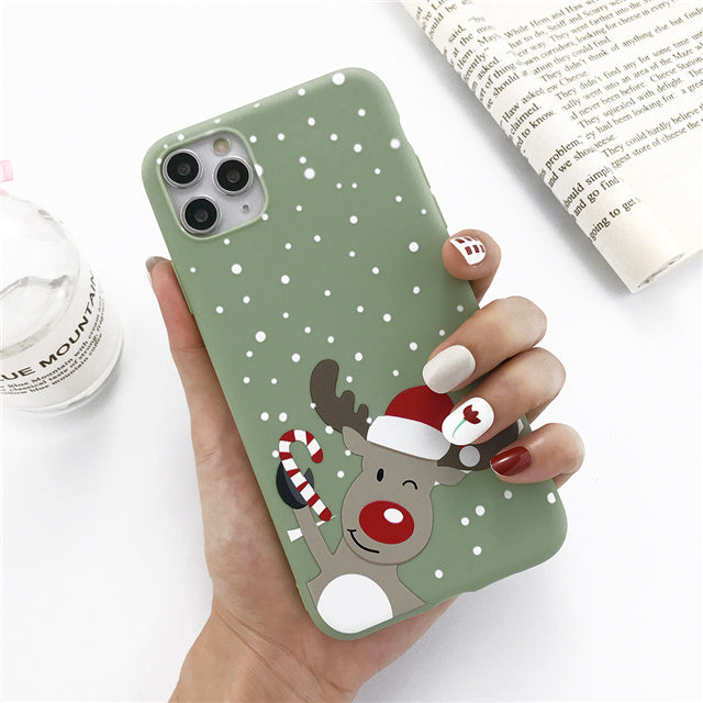 Christmas snowman elk phone case