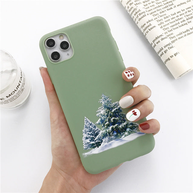 Christmas snowman elk phone case