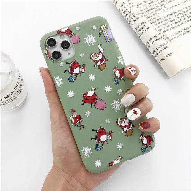 Christmas snowman elk phone case