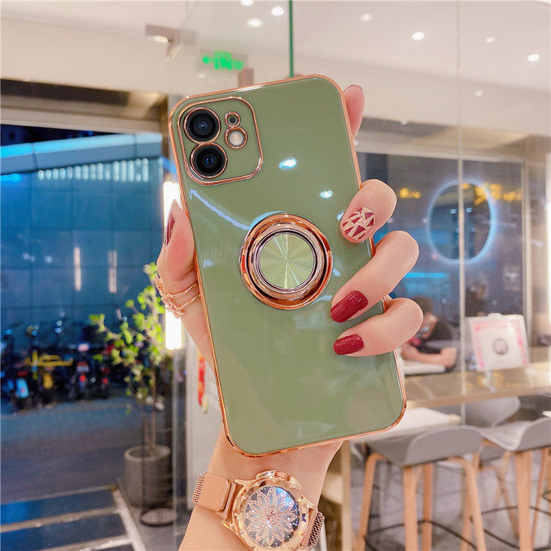 Compatible with Apple, Original Silicone Cover For iPhone 12 12 Pro   mini 11 Pro Max luxury Plating Phone Case for iphone11 Max