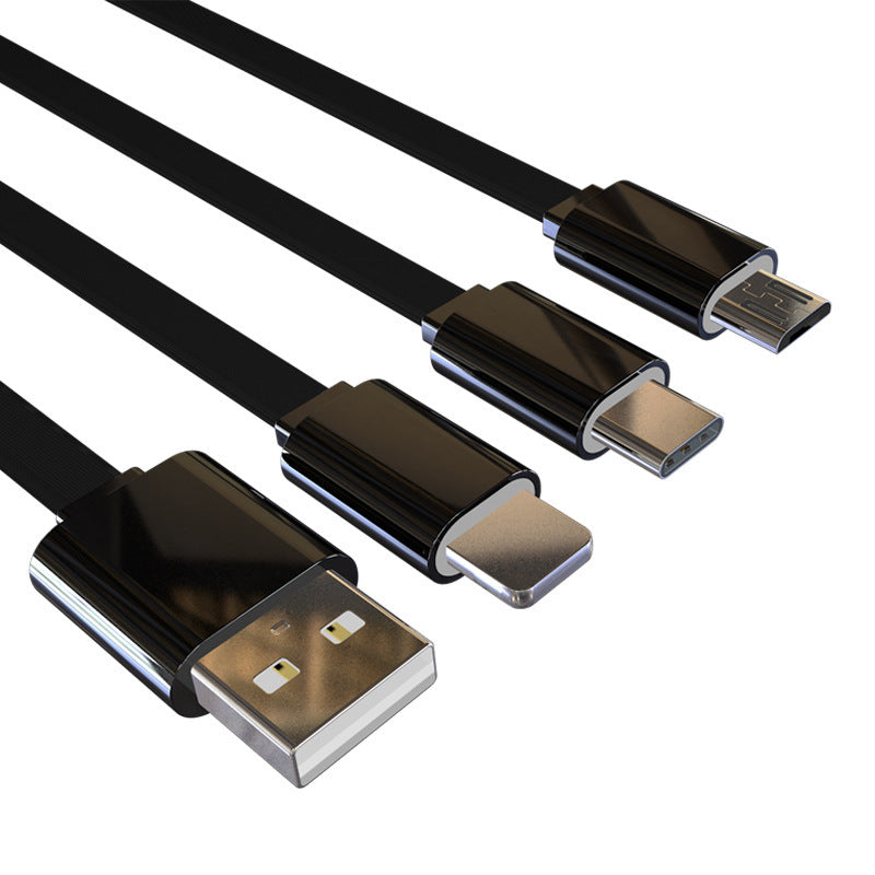 Three-in-one data cable