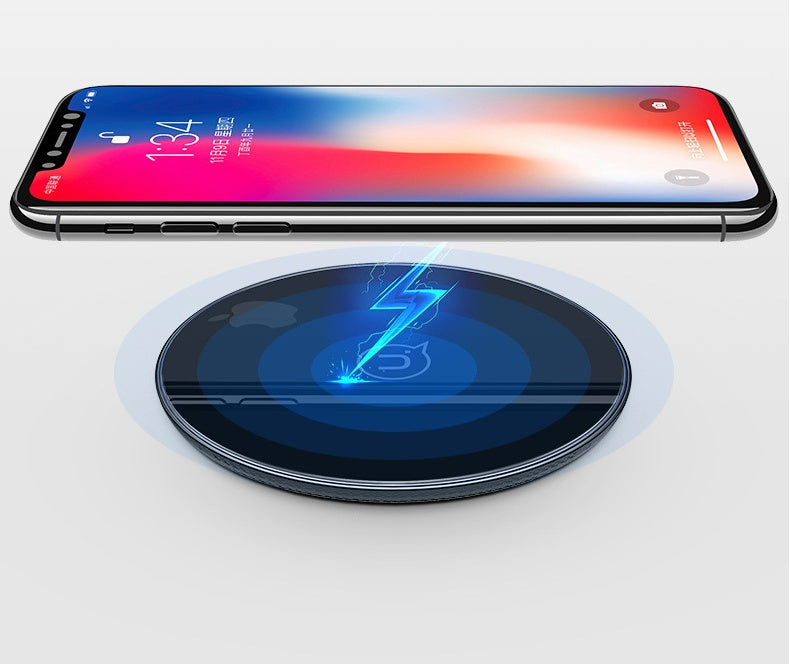 Glass disc wireless charger