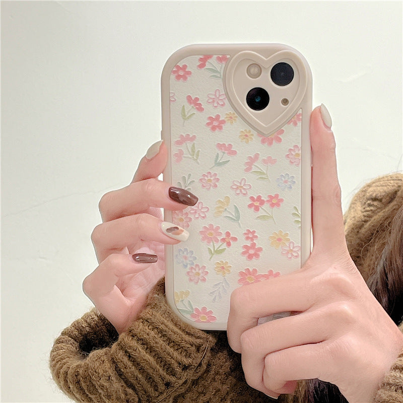 Cute Little Floral Silicone Phone Case