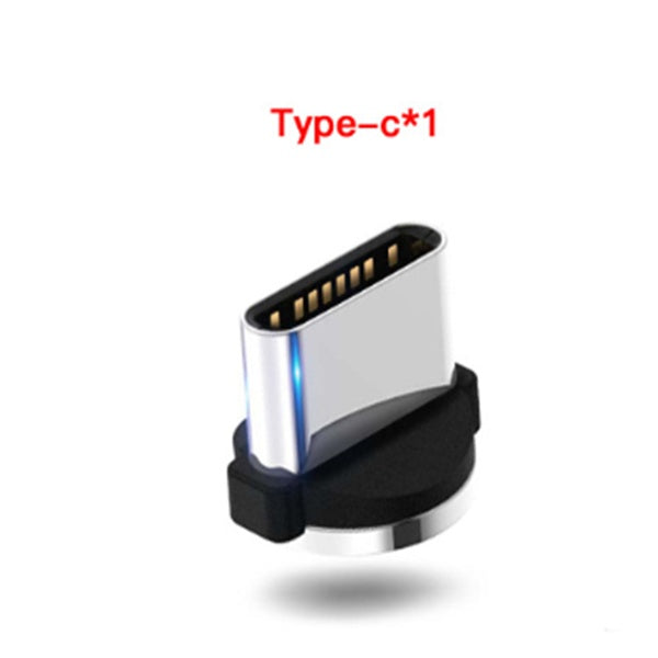 Compatible with Apple, Flowing Light Magnetic Streamer Data Line Cable for Iphone Android Type C