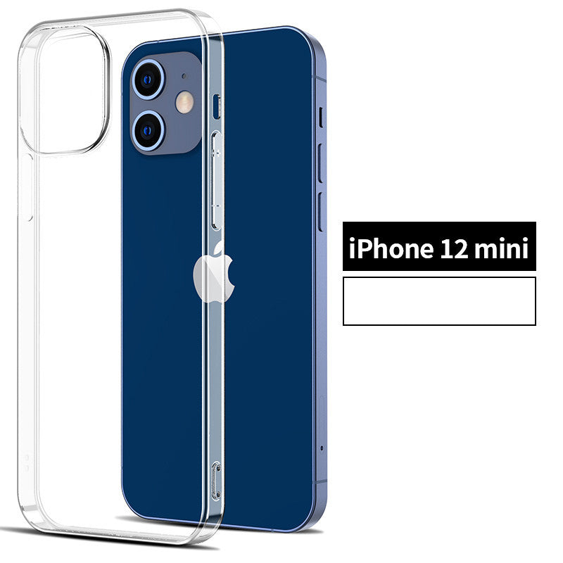 Compatible with Apple,  iPhone 12 case silicone anti drop transparent