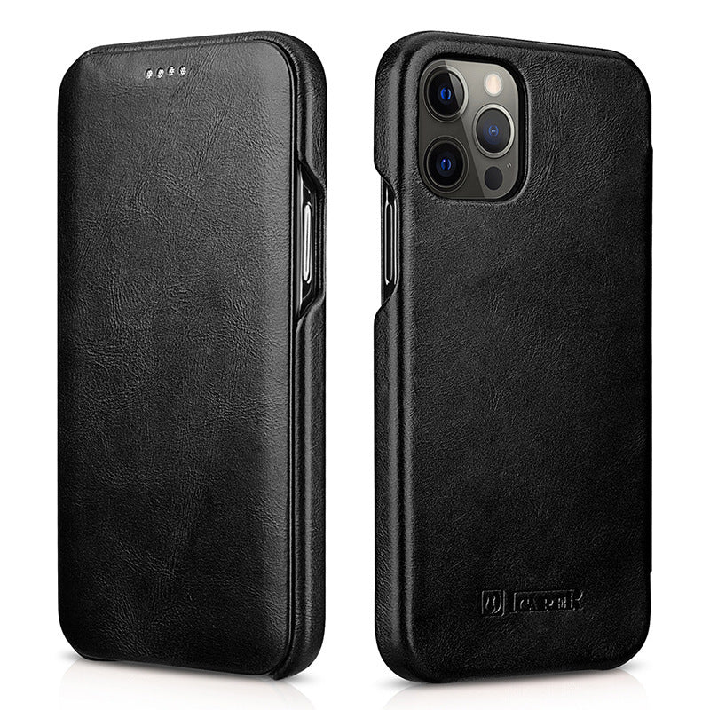 Compatible with Apple, Suitable For Iphone 12 Mini 12 12 Pro 12 Pro Max Leather Case