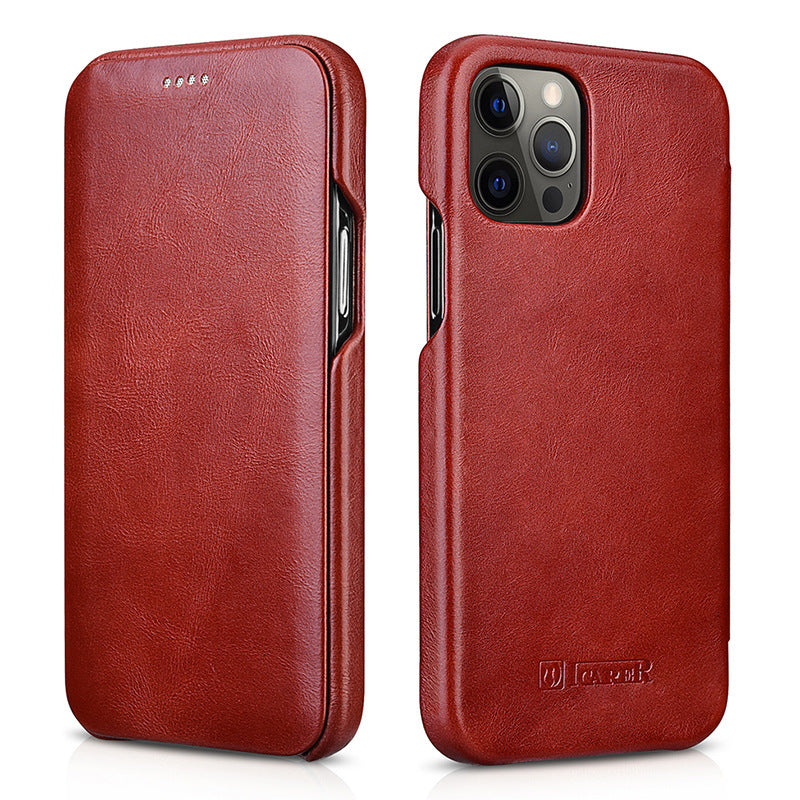 Compatible with Apple, Suitable For Iphone 12 Mini 12 12 Pro 12 Pro Max Leather Case