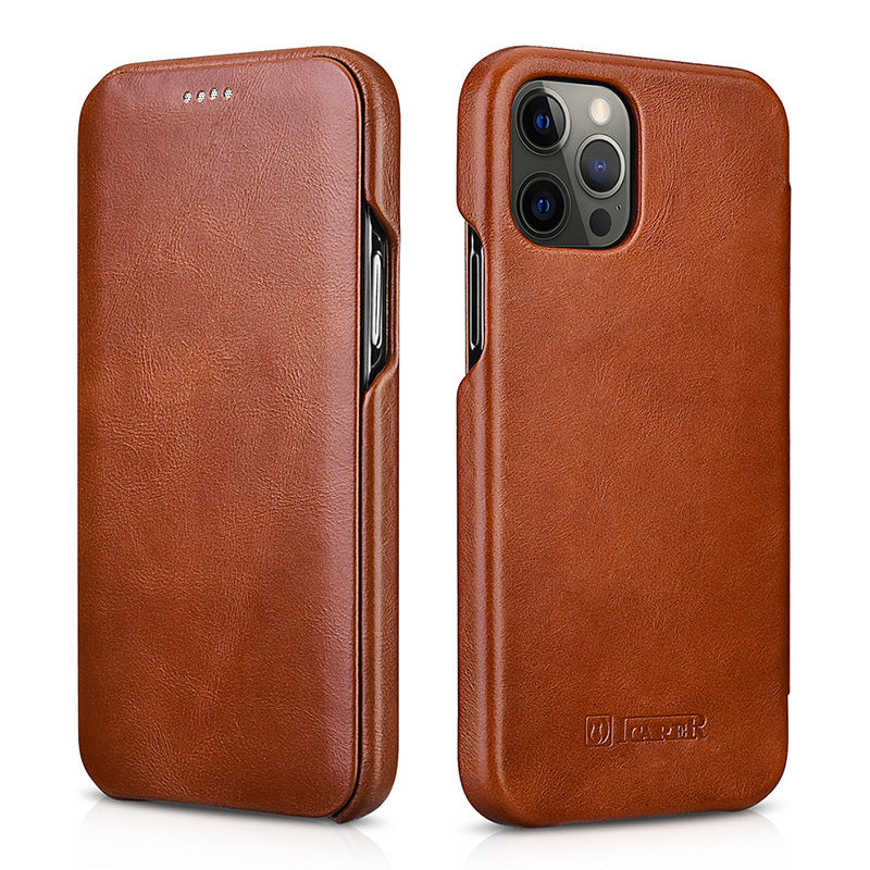 Compatible with Apple, Suitable For Iphone 12 Mini 12 12 Pro 12 Pro Max Leather Case