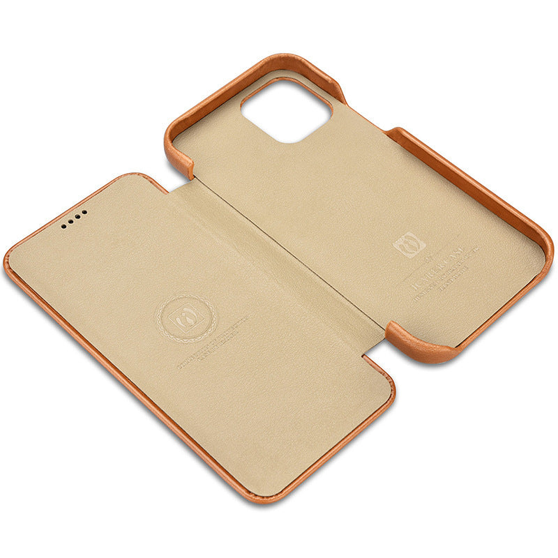 Compatible with Apple, Suitable For Iphone 12 Mini 12 12 Pro 12 Pro Max Leather Case