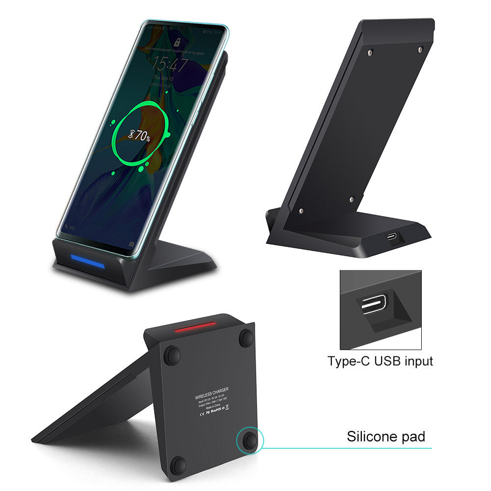 Vertical Wireless Charger Supports QI Charging, Suitable For Mobile Phones