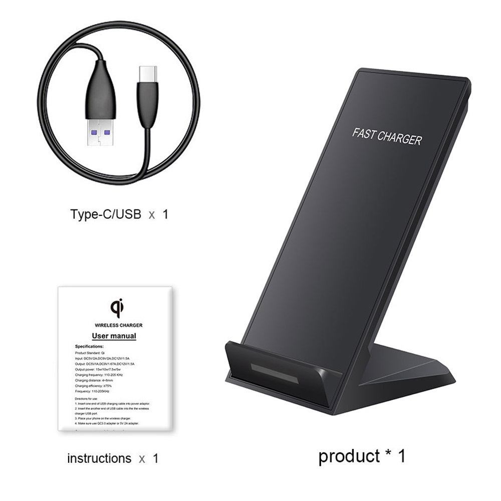 Vertical Wireless Charger Supports QI Charging, Suitable For Mobile Phones