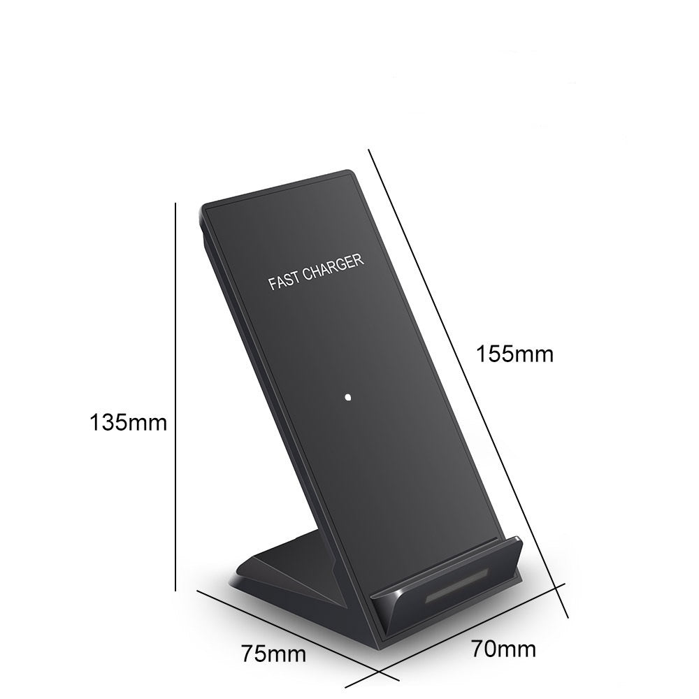 Vertical Wireless Charger Supports QI Charging, Suitable For Mobile Phones