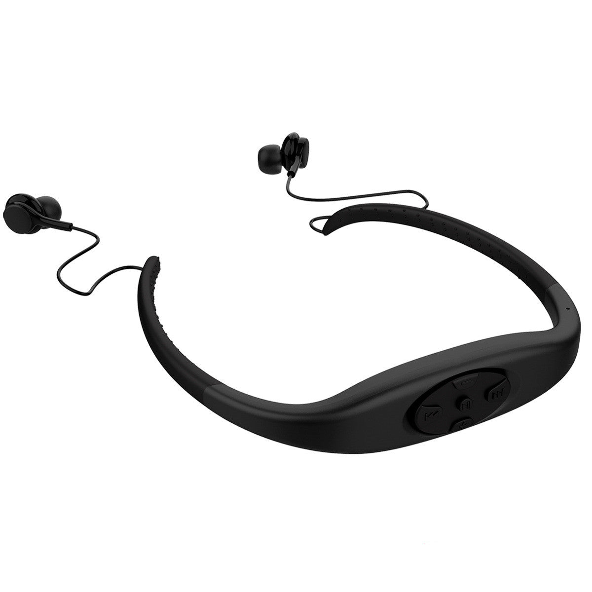 2in1 Bluetooth Wireless Earphone &MP3 Music Player 8G Headphone IPX8 Waterproof Swim Sport Neckband Stereo Headset with Mic