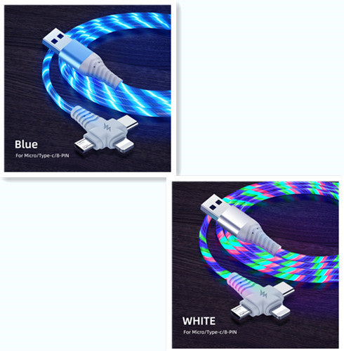 Fast charging cable aluminum alloy streamer data cable