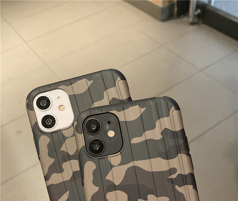 Compatible with Apple, Compatible with Apple , Camouflage Phone Case iPhone12 Silicone Anti-drop