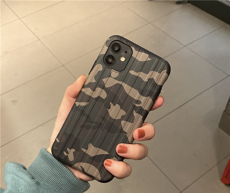 Compatible with Apple, Compatible with Apple , Camouflage Phone Case iPhone12 Silicone Anti-drop