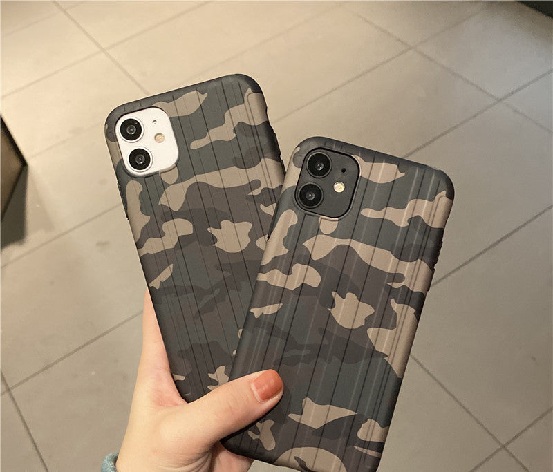 Compatible with Apple, Compatible with Apple , Camouflage Phone Case iPhone12 Silicone Anti-drop