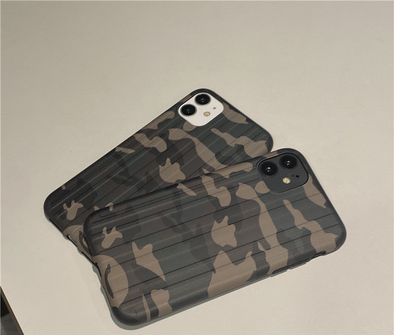 Compatible with Apple, Compatible with Apple , Camouflage Phone Case iPhone12 Silicone Anti-drop