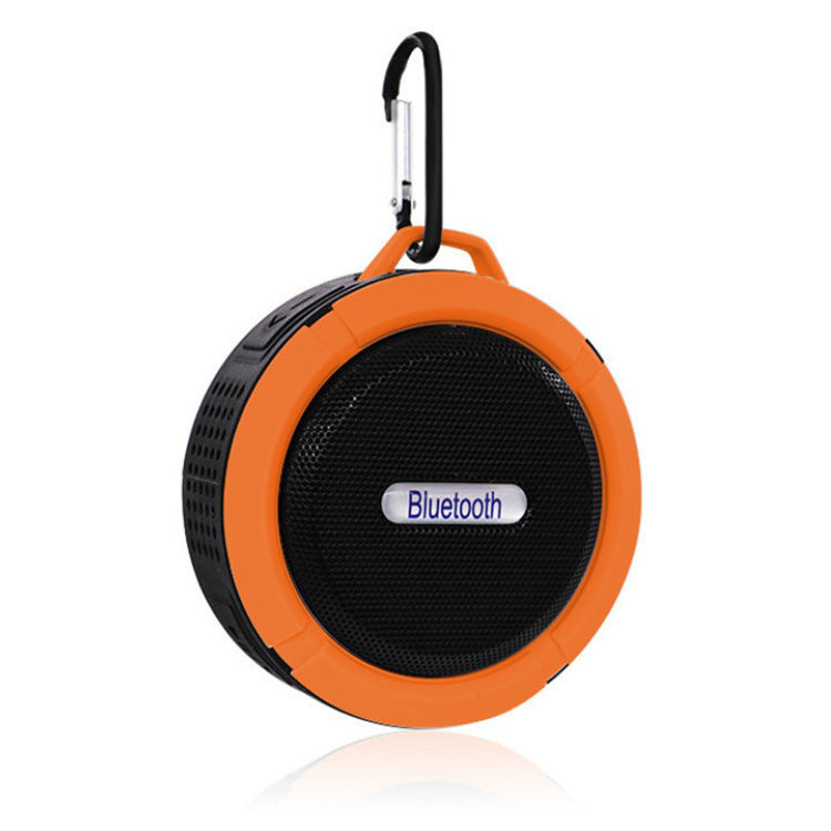 Stall Source Foreign Trade Wireless Portable Card Bluetooth Audio C6 Gift Bathroom Waterproof Big Suction Cup Bluetooth Speaker