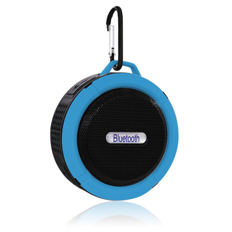 Stall Source Foreign Trade Wireless Portable Card Bluetooth Audio C6 Gift Bathroom Waterproof Big Suction Cup Bluetooth Speaker