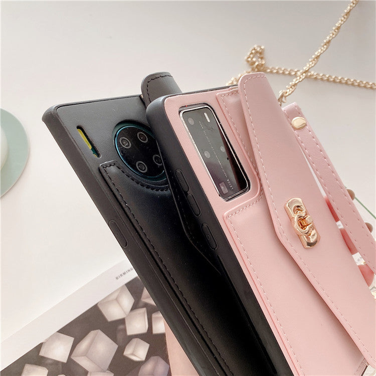 Leather Pattern Handbag Mobile Phone Case For Huawei Protective Cover All-Inclusive