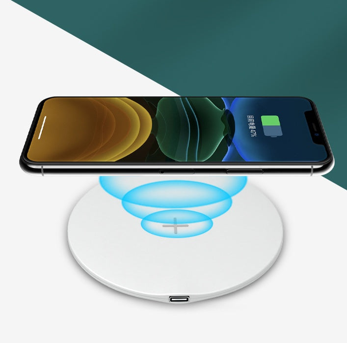 The New Ultra-Thin Round Wireless Charger 15W  Fast Charge