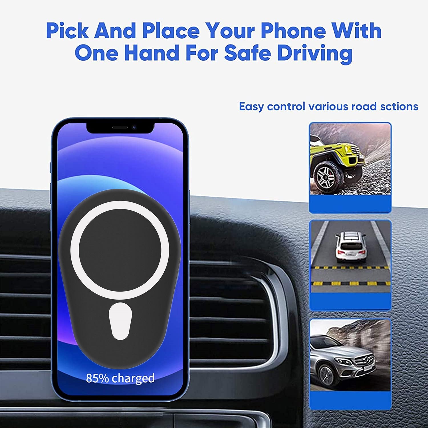 Magnetic Suction Mobile Phone Wireless Charging Car Wireless Mobile Phone