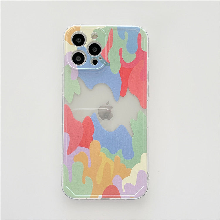 Compatible with Apple,  Color Abstract Geometric Phone Case For IPhone