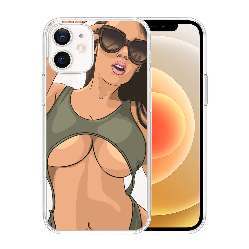 iPhone-European And American Sexy Beauty Phone Case