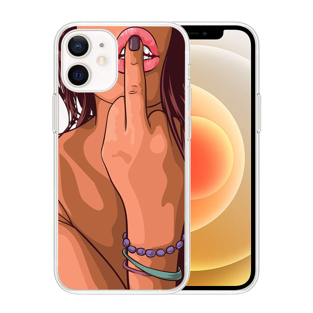 iPhone-European And American Sexy Beauty Phone Case