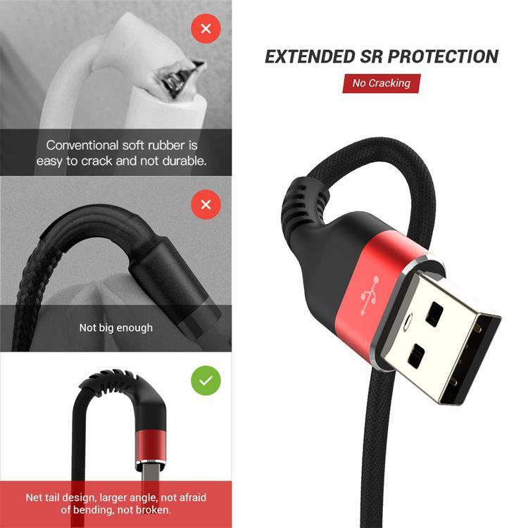 TYPE-C USB A To Type-C Fast Charge Data Cable 5V2.4A Compatible With Android Phones