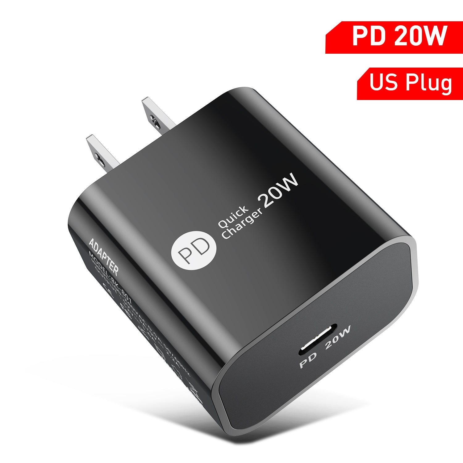 PD20W Mobile Phone Charger 9V-2.2A Type-c Interface 20W Fast Charge Charging Head