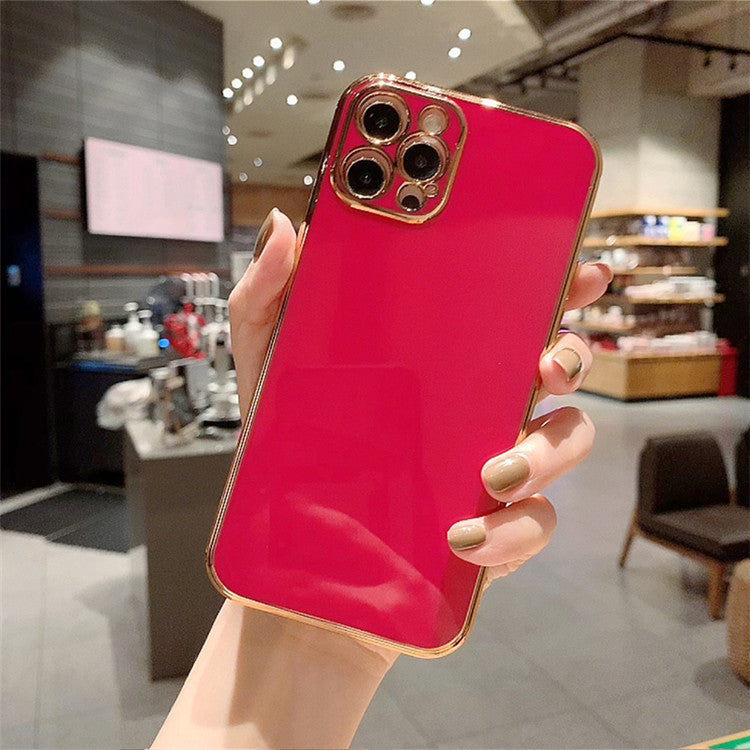 Luxury Solid Color Electroplating Mobile Phone Case All-inclusive Creativity