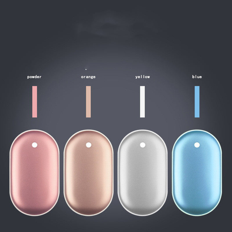 Mini Winter Hand Warmer Power Bank USB Mobile Power Pebble Warm Baby