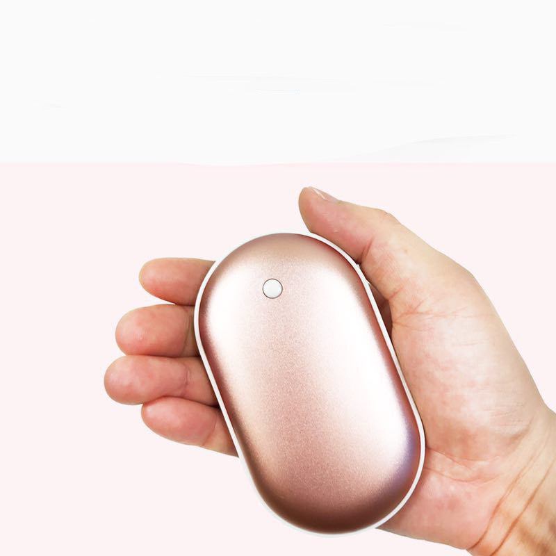 Mini Winter Hand Warmer Power Bank USB Mobile Power Pebble Warm Baby