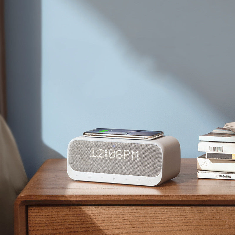 Anker's Innovative Sound core All-in-one Bluetooth Speaker Supports Apple Wireless Charging Alarm Clock Audio