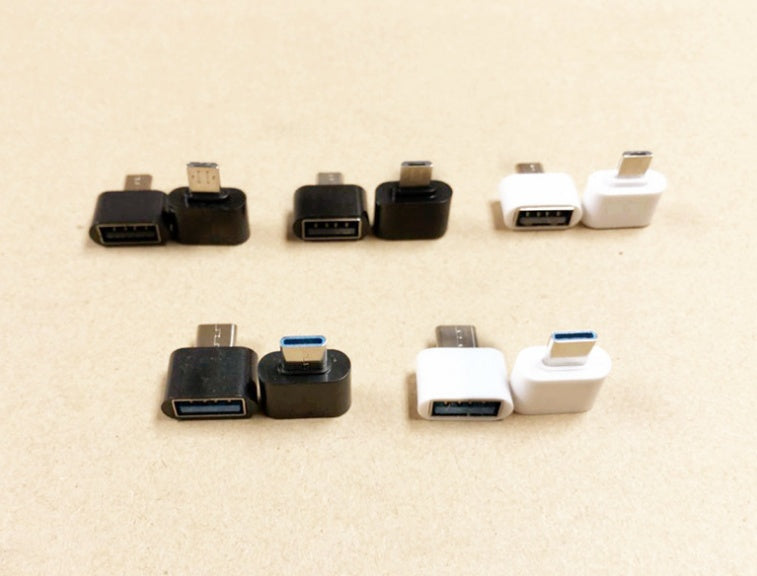 Type-c otg adapter micro to USB U disk reader