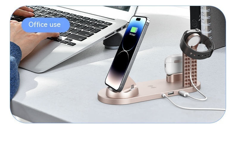 Three-in-one Wireless Charger Mobile Phone Holder