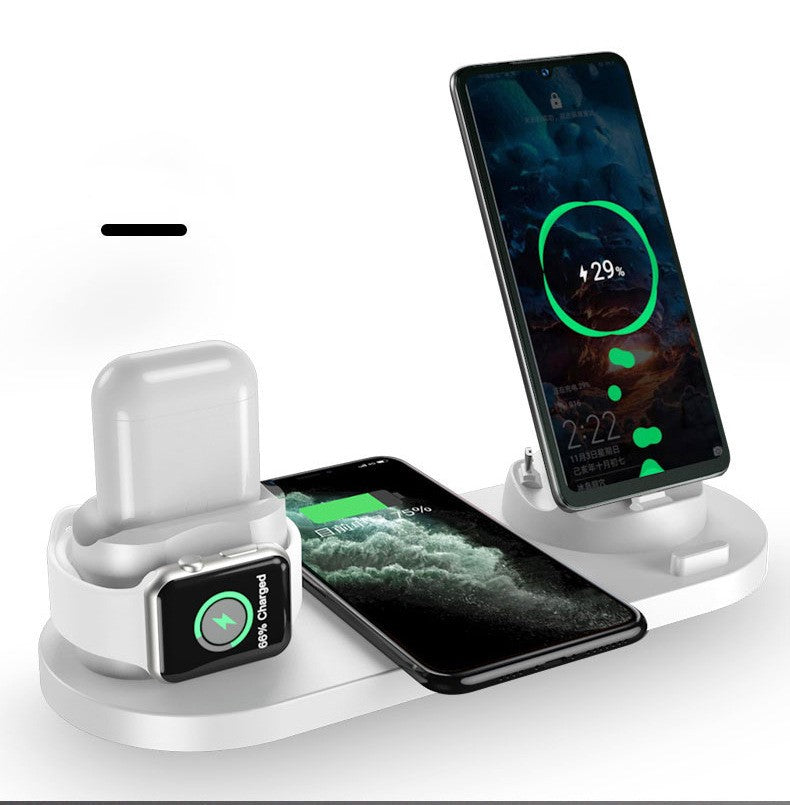 Wireless charger for mobile phones (Six-in-one)